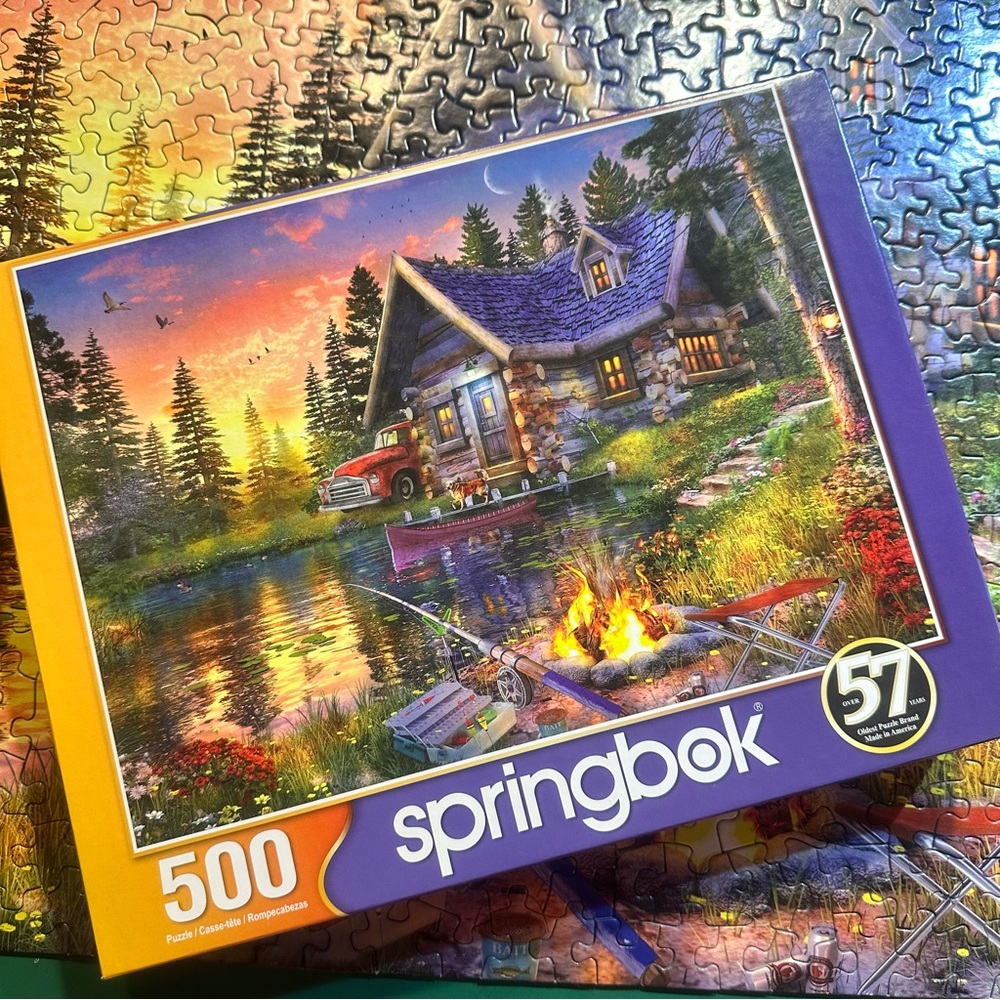 Cabin puzzle complete 500 piece